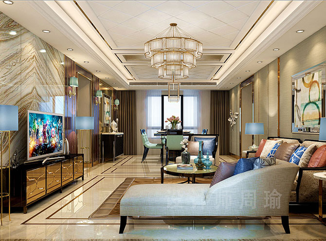 骚女色欲av世纪江尚三室两厅168平装修设计效果欣赏
